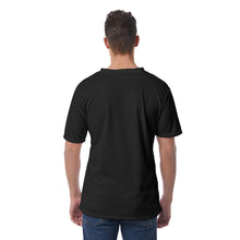 Load image into Gallery viewer, All-Over Print Men's V-Neck T-Shirt - Black