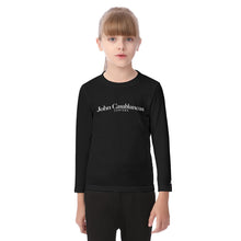 Load image into Gallery viewer, Kids ‘Action!’ Black Long Sleeve Logo Tee