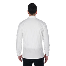 Load image into Gallery viewer, Men's White Long Sleeve Logo Shirt