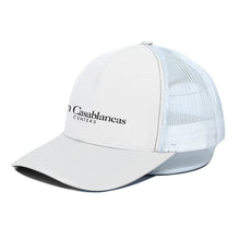Load image into Gallery viewer, Unisex White Peaked Cap With White Half-Mesh