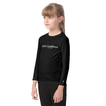 Load image into Gallery viewer, Kids ‘Action!’ Black Long Sleeve Logo Tee