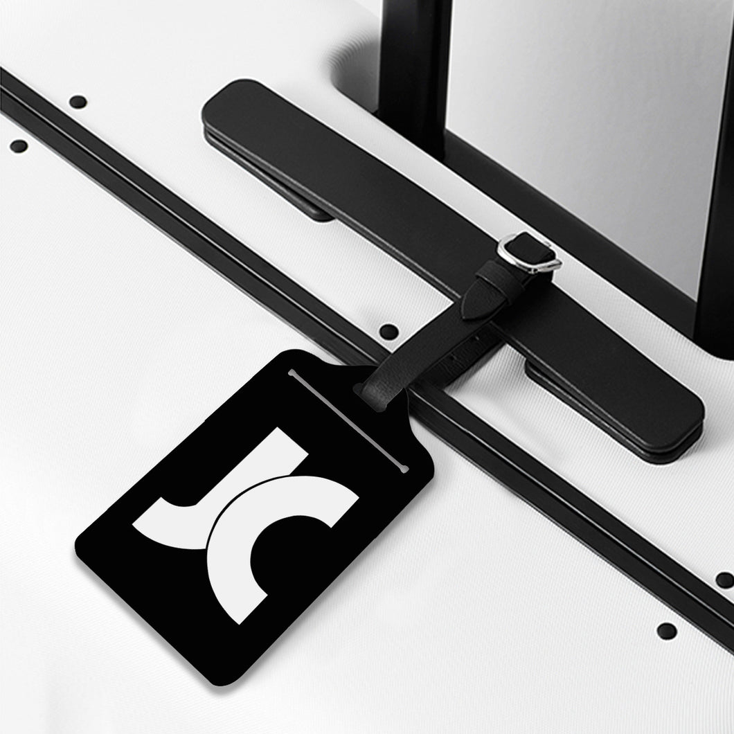 JC Logo Black Luggage Tag