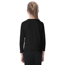 Load image into Gallery viewer, Kids ‘Action!’ Black Long Sleeve Logo Tee

