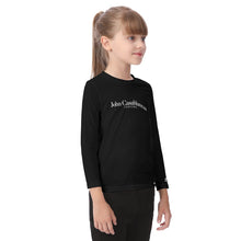 Load image into Gallery viewer, Kids ‘Action!’ Black Long Sleeve Logo Tee
